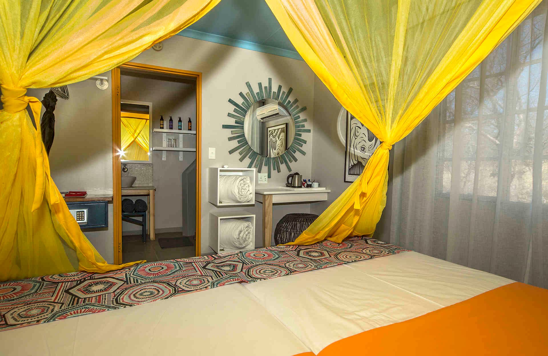 Etosha Safari Camp, chambre, Namibie